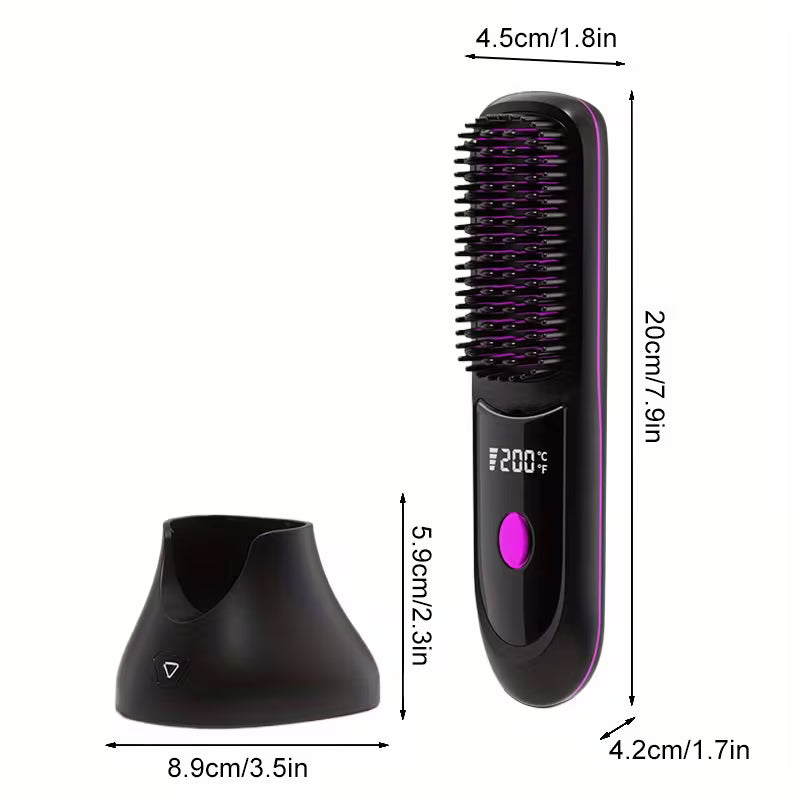 New USB-C Charging Straightening Brush