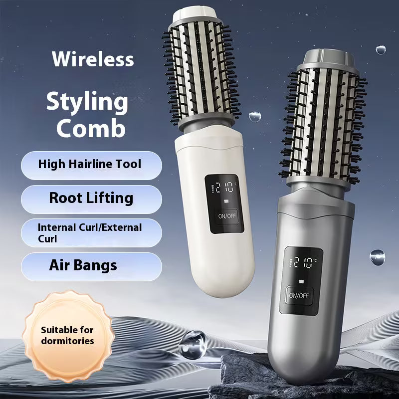 Cordless Hair Curling And Brush