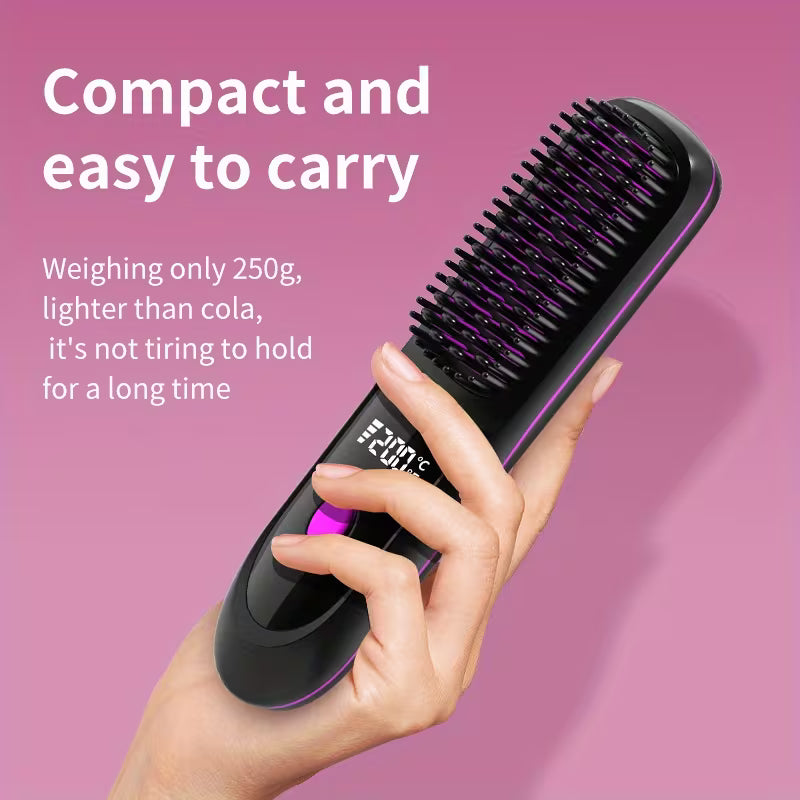 New USB-C Charging Straightening Brush