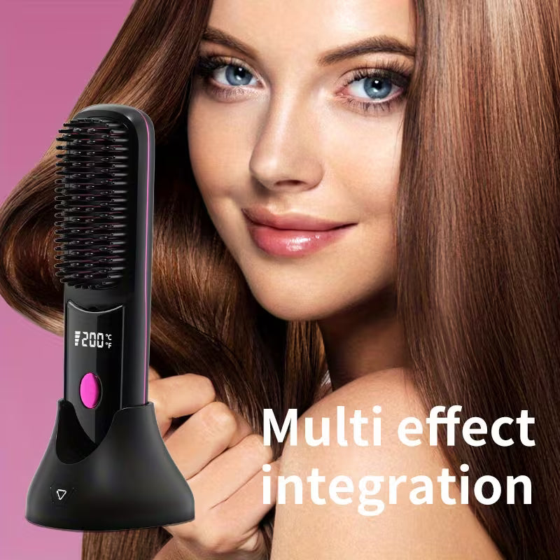 New USB-C Charging Straightening Brush