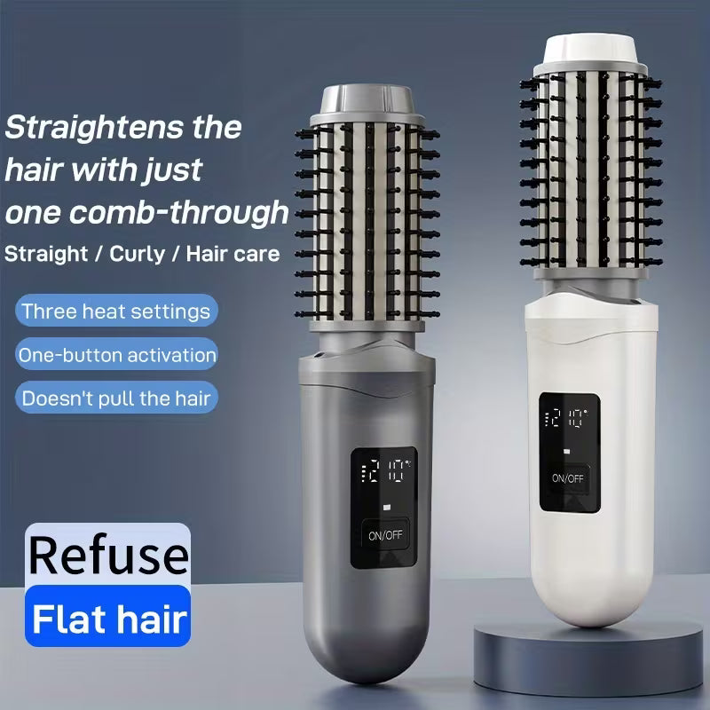 Cordless Hair Curling And Brush